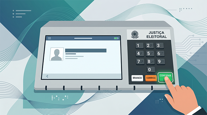 Vídeo Como Votar Animação Urna Eleitoral