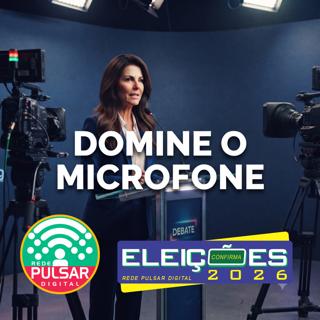 Domine o microfone — media training e oratória para candidatos