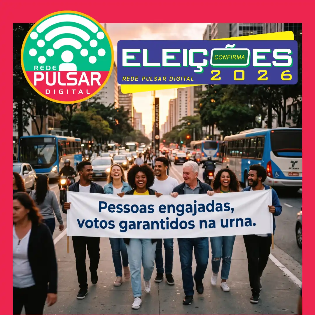 Pessoas engajadas, votos garantidos — Rede Pulsar Digital